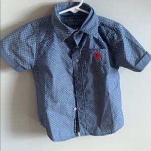 Boys tshirt button up shirt